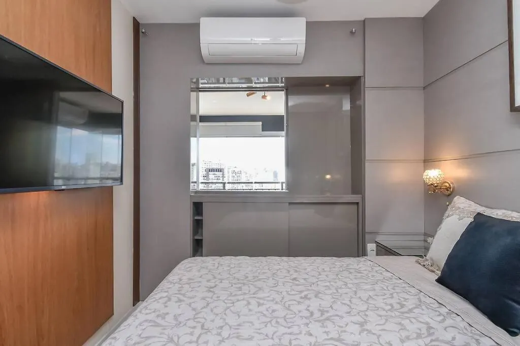 Flat Sensacional 4 Pessoas Em Condominio Moderno 2 Suites Climatizados São Paulo