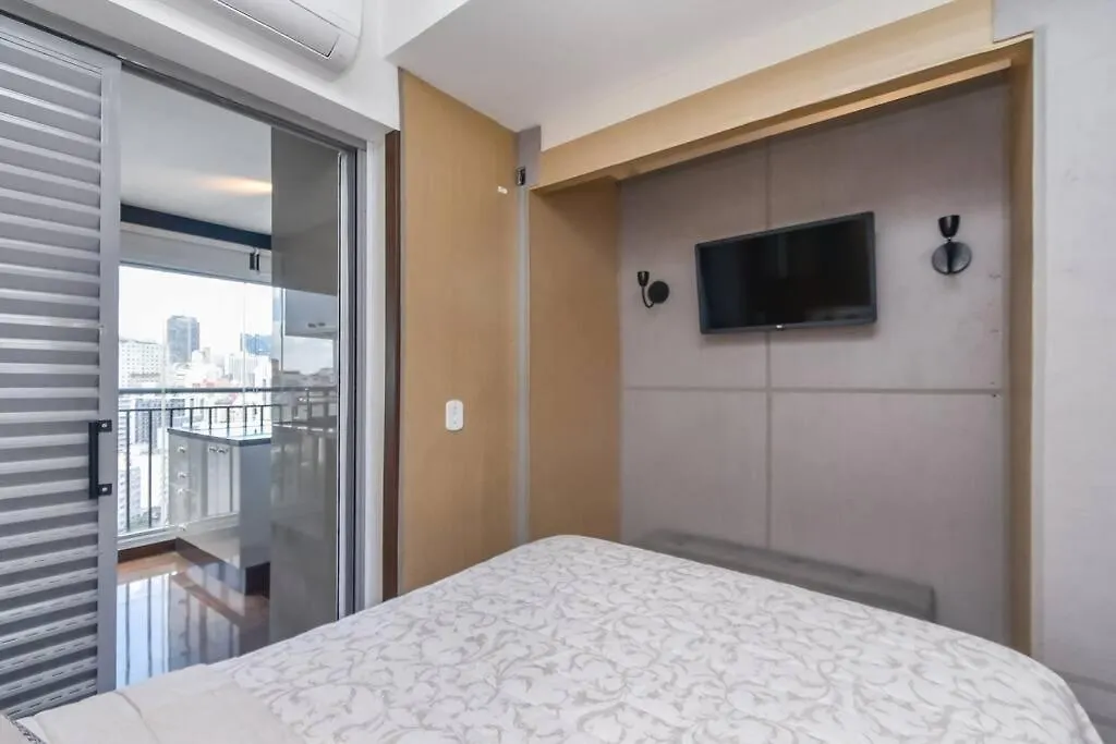 Flat Sensacional 4 Pessoas Em Condominio Moderno 2 Suites Climatizados Sao Paulo