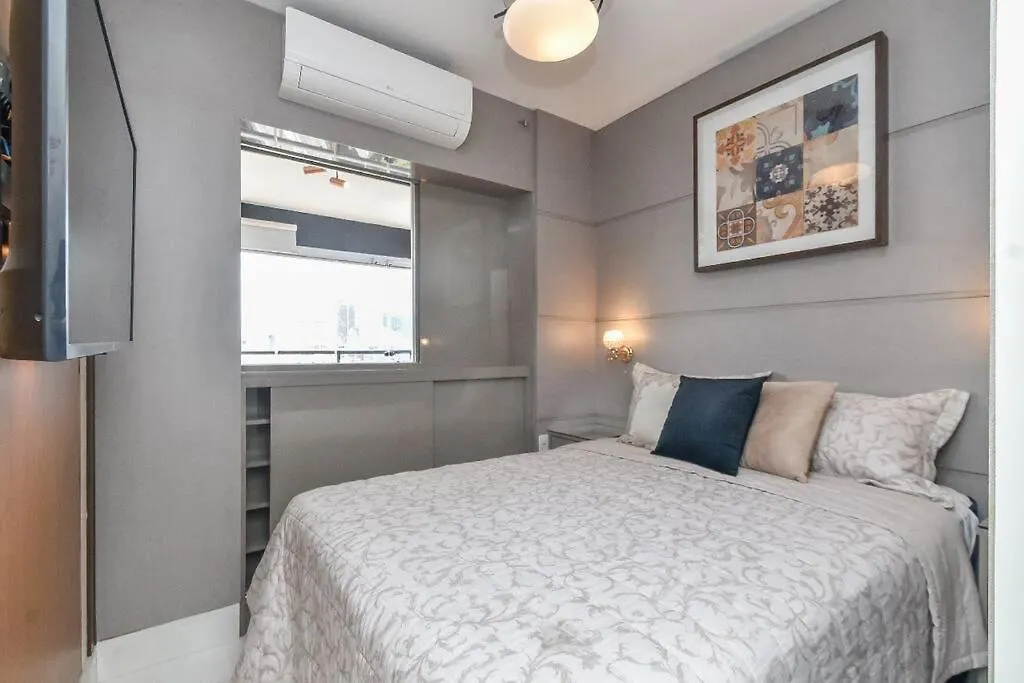 Flat Sensacional 4 Pessoas Em Condominio Moderno 2 Suites Climatizados Sao Paulo